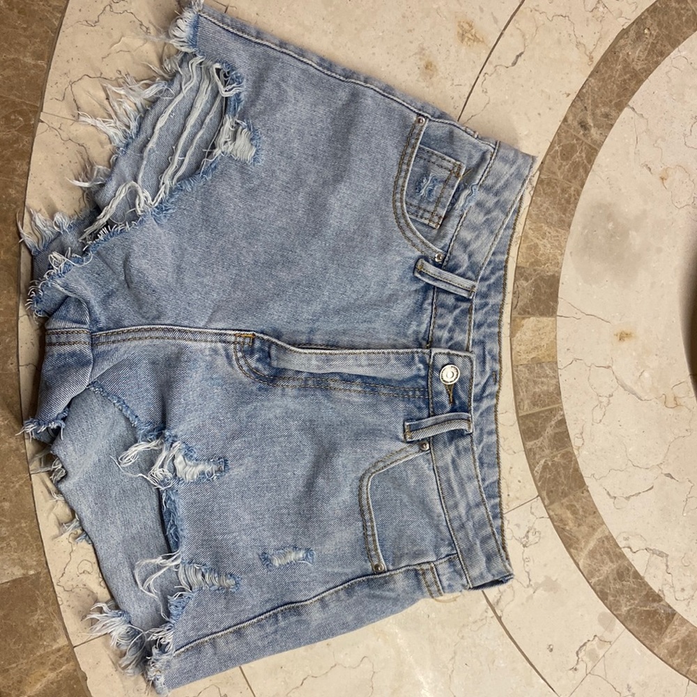 SHEIN blue Jean shorts